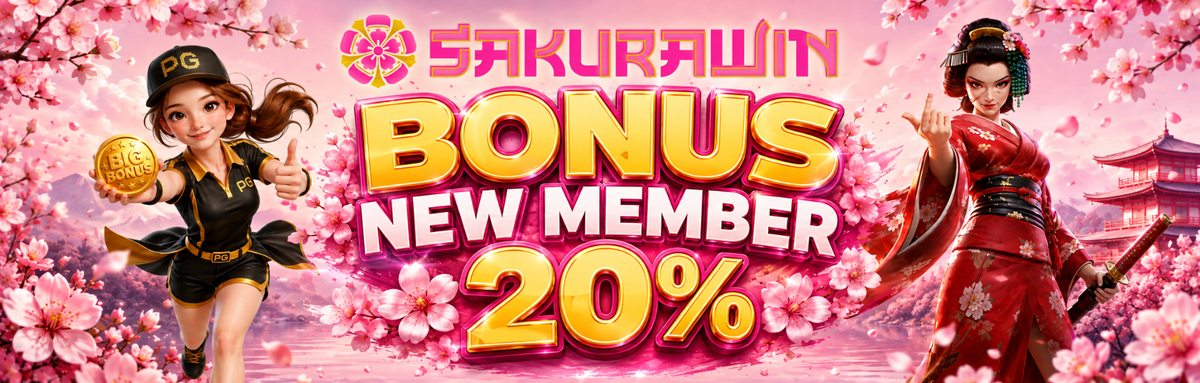 SakuraWin BONUS NEW MEMBER 20%