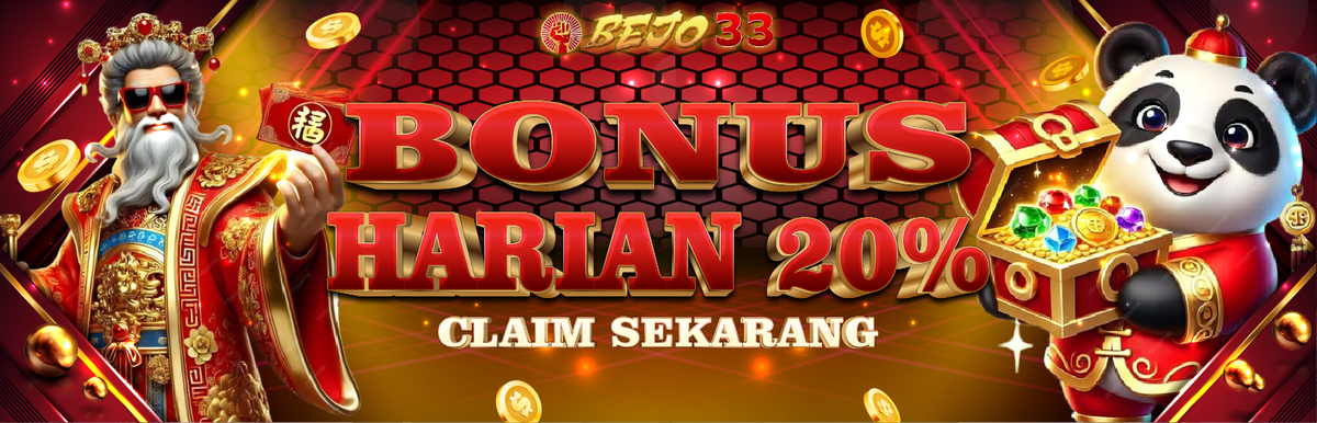 BONUS HARIAN 20%