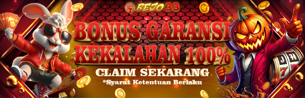 BONUS GARANSI KEKALAHAN 100%
