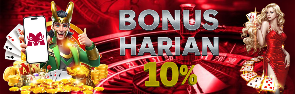 BONUS HARIAN 10%
