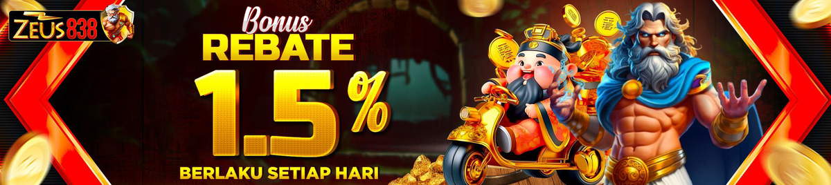 BONUS REBATE 1.5% SETIAP HARI