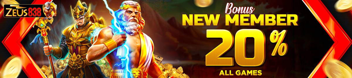 BONUS NEW MEMBER 20%