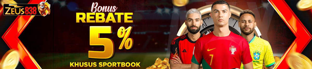 BONUS REBATE SPORTBOOK 5%